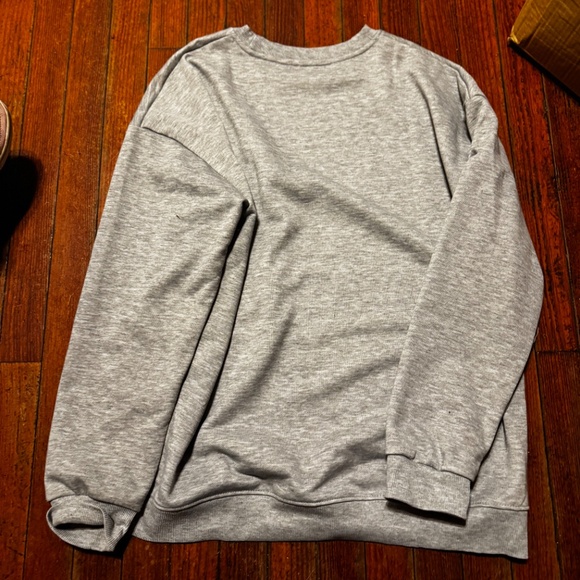 Graphic Print light Pullover Sweatshirt Mom style - Picture 6 of 7